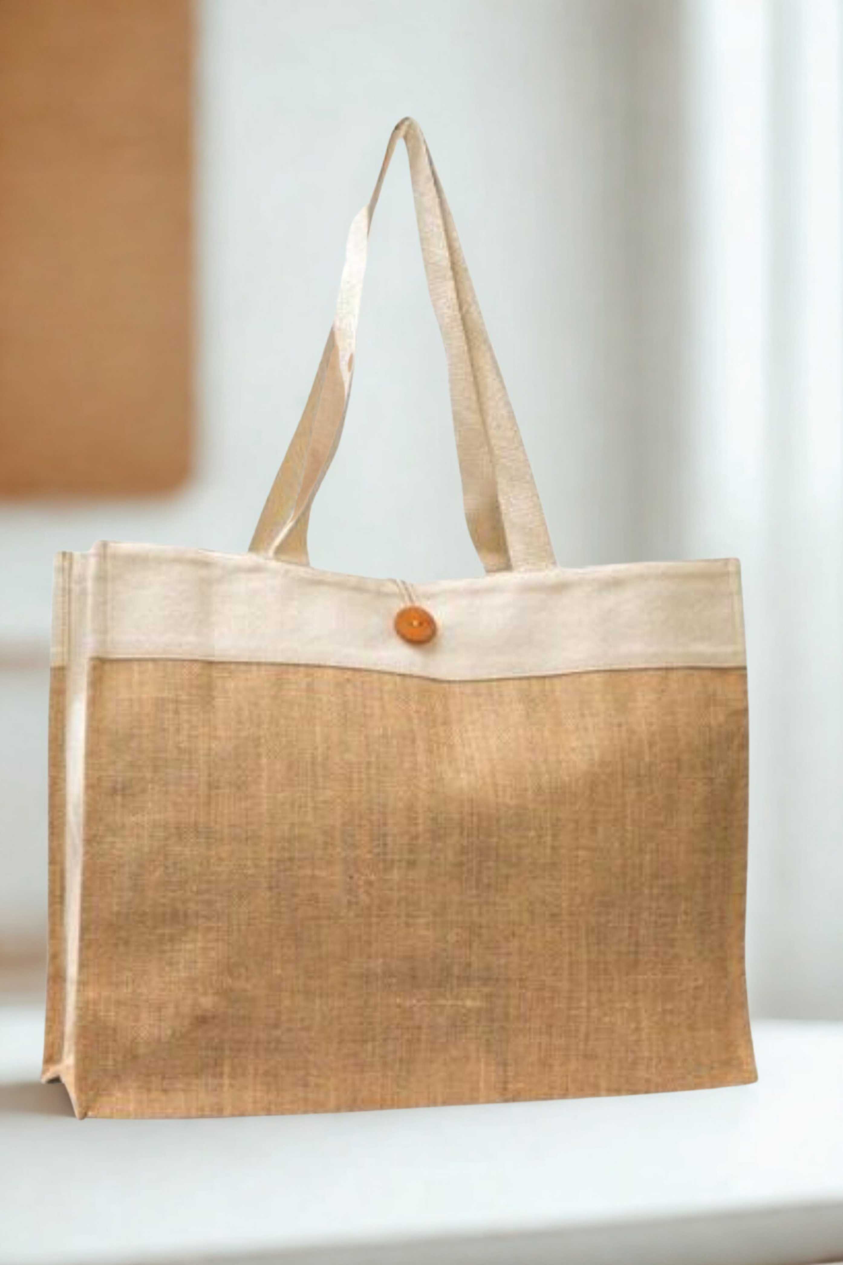 Jute shopping bag J-036